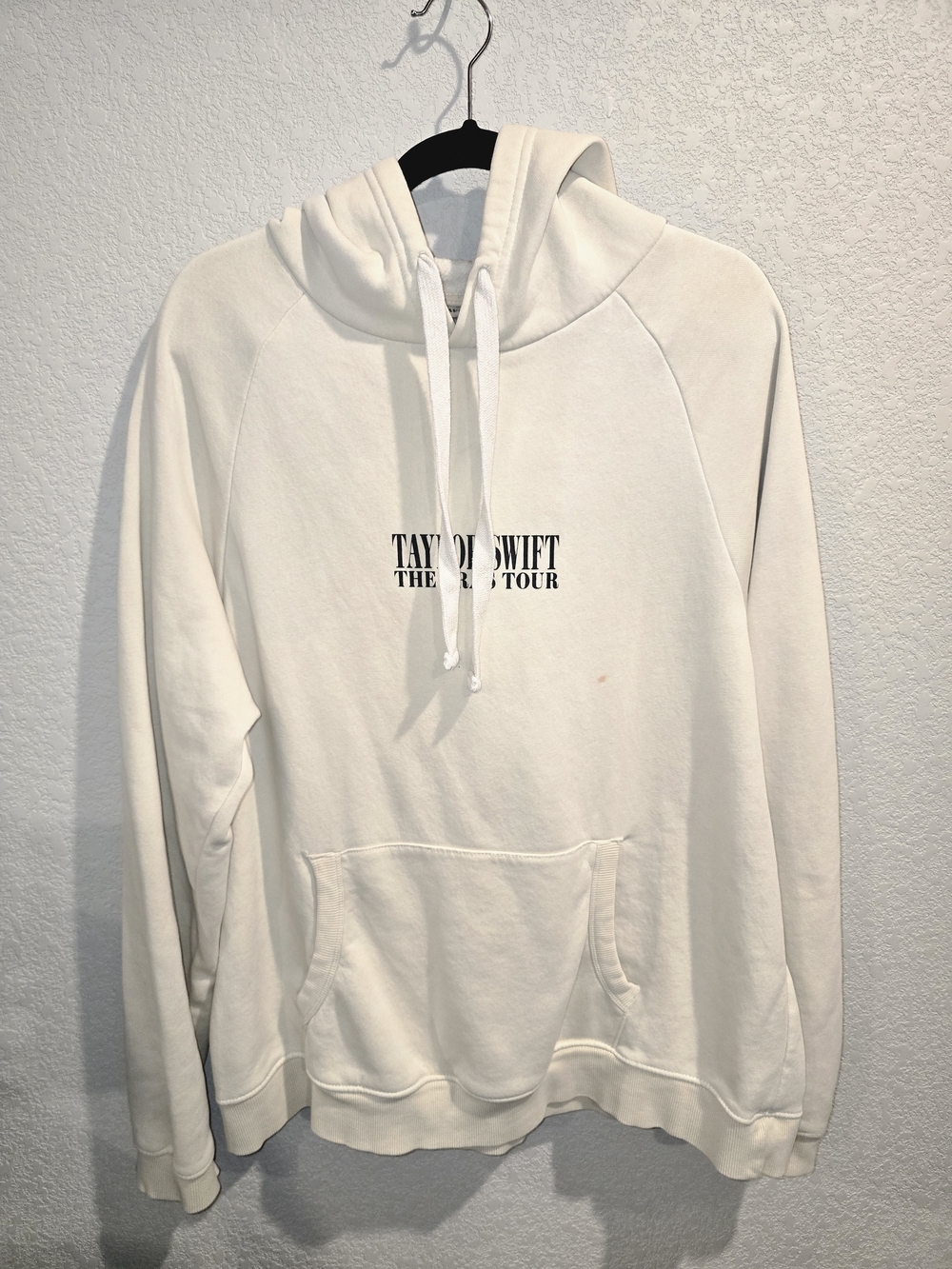 Taylor Swift The Eras Tour Official Beige Hoodie Size Large